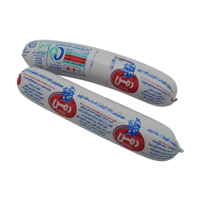 سوسیس ۵۵٪ گوشت قرمز و ۱۵٪ پنیر